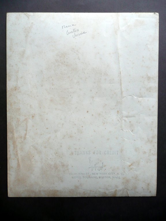 Autografo Maria Curtis Verna Soprano Grande Fotografia Bruno Hollywood Anni … | Immagine Gallery 3