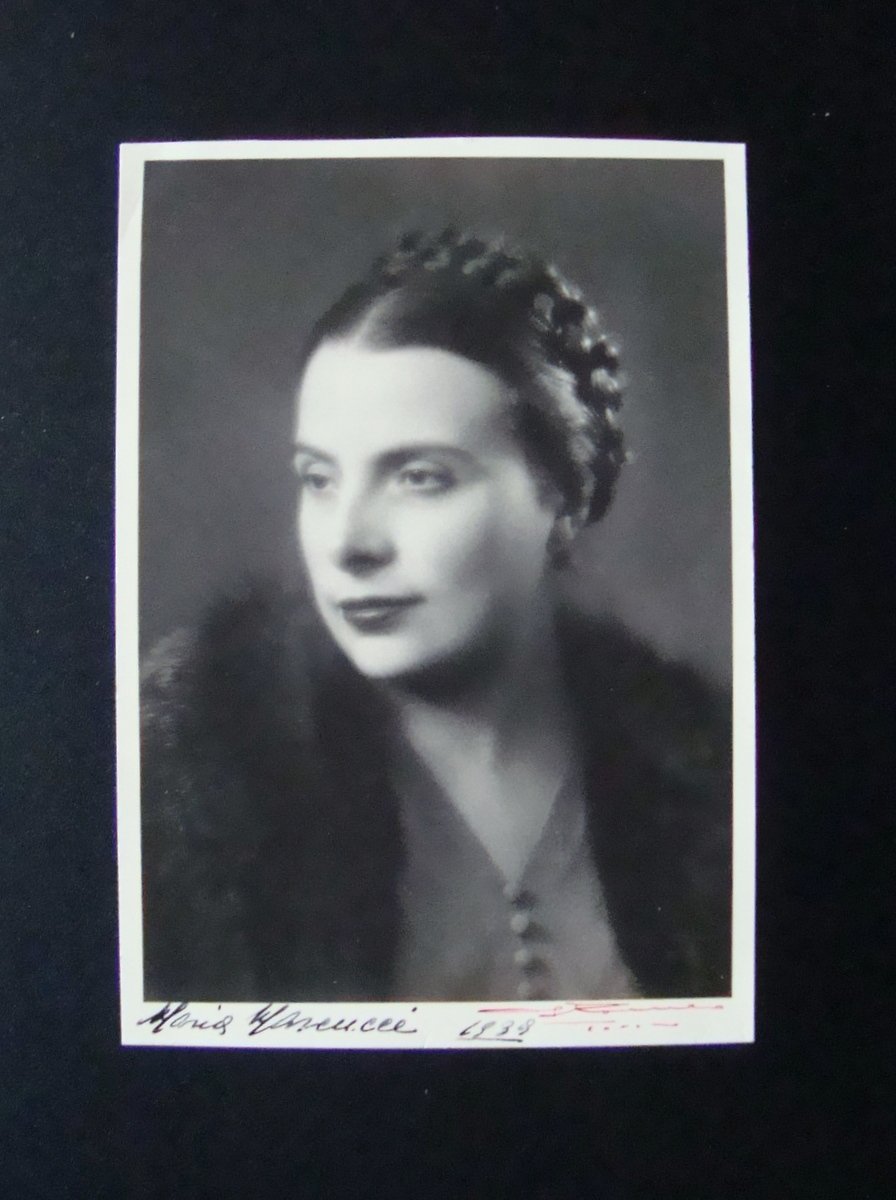 Autografo Maria Marcucci Soprano 1939 Foto Romeo Torino Teatro Lirica