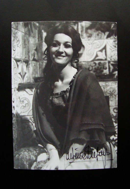 Autografo Martine Dupuy Mezzosoprano Cenerentola Rossini Teatro