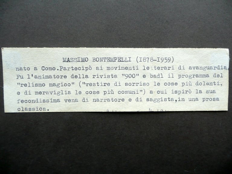 Autografo Massimo Bontempelli Lettera Rivista Acropoli Firenze 1911 Letteratura | Immagine Gallery 5