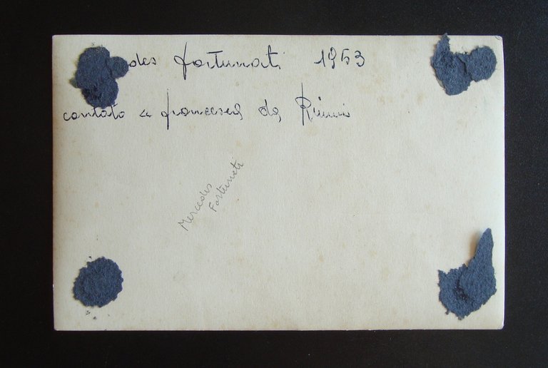 Autografo Mercedes Fortunati Soprano Parma 1953 Francesca da Rimini Teatro