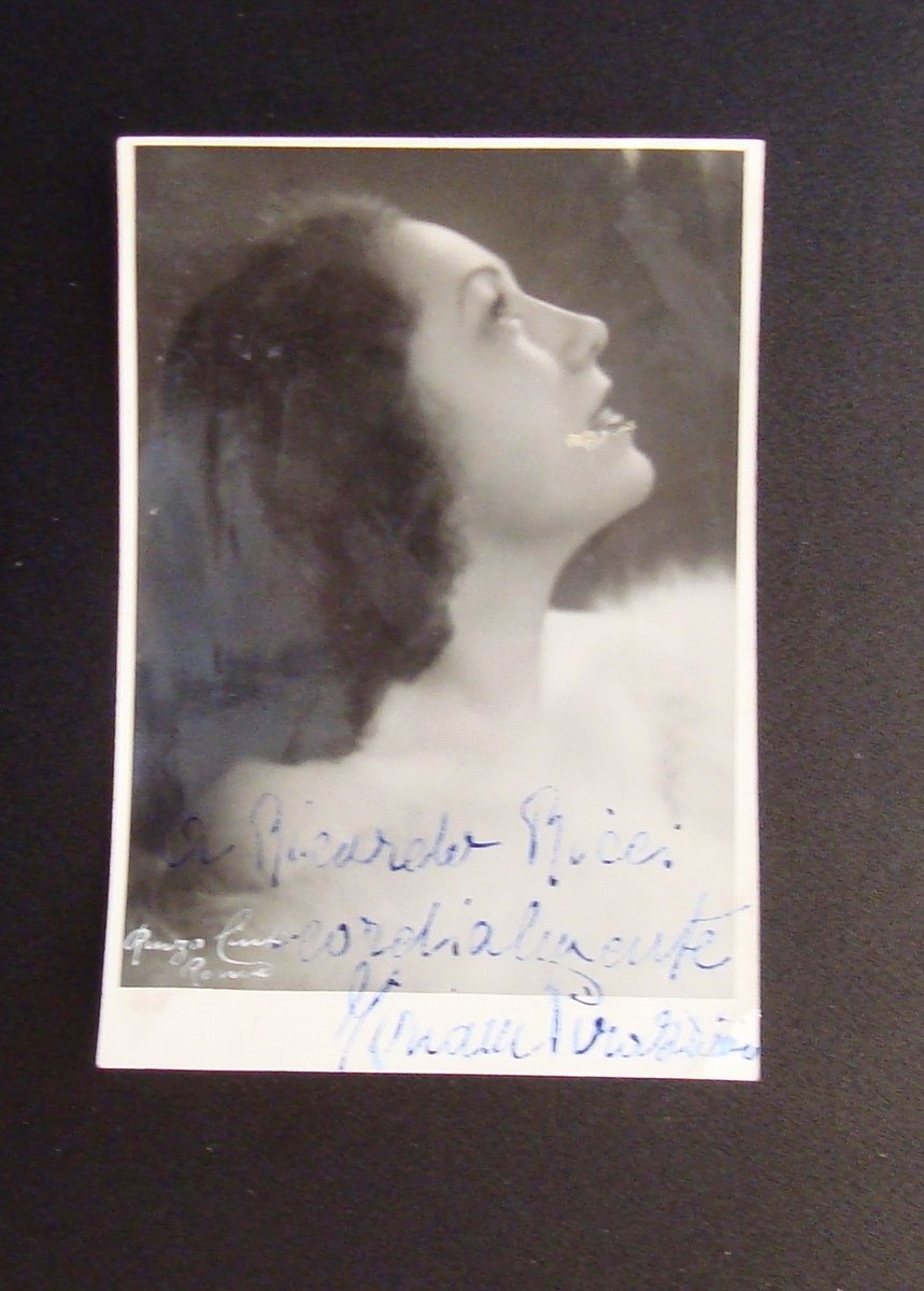 Autografo Miriam Pirazzini Mezzosoprano Foto Cinti Roma Lirica | Immagine principale