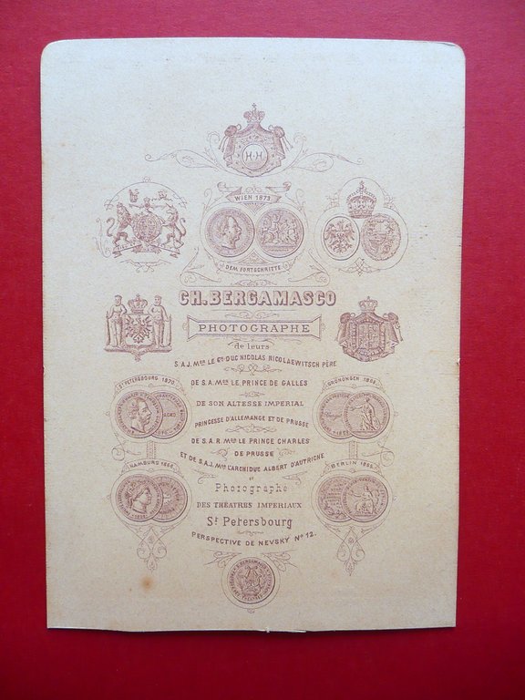 Autografo Nikolay Pavlovich Ignatyev Diplomatico Statista Fotografia Bergamasco