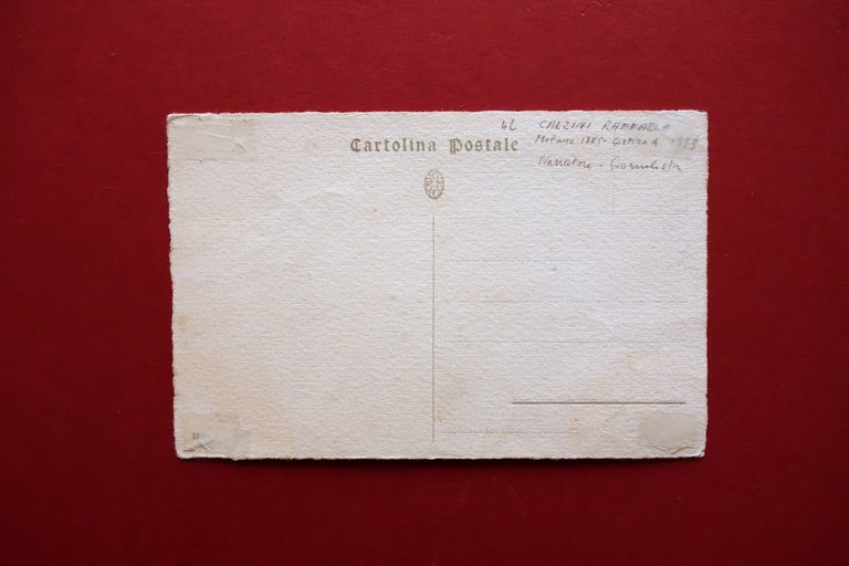 Autografo Raffaele Calzini Cartolina Ritratto Luglio 1944 Scrittore Milano | Immagine Gallery 2