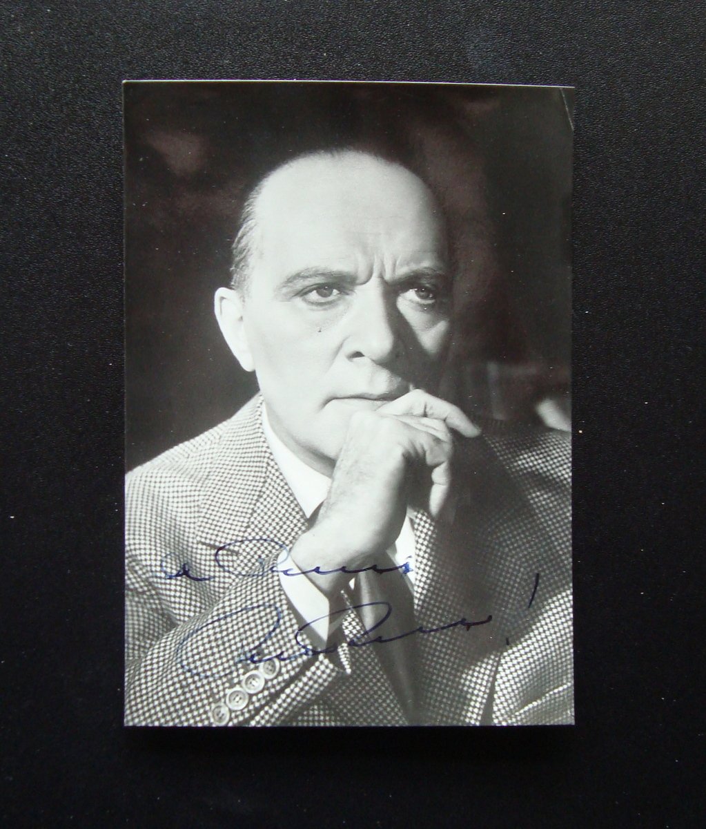 Autografo Renzo Ricci attore regista teatrale Foto Coppini Argenta | Immagine principale
