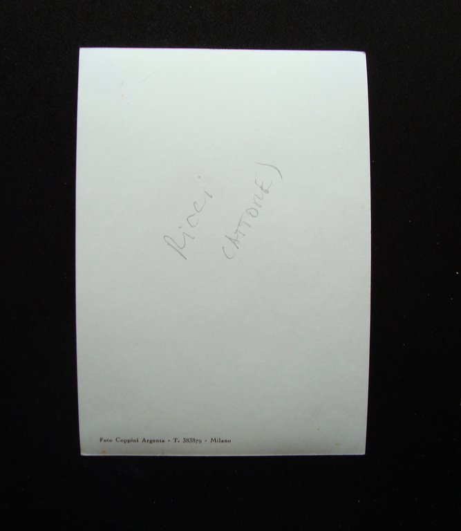 Autografo Renzo Ricci attore regista teatrale Foto Coppini Argenta | Immagine Gallery 2