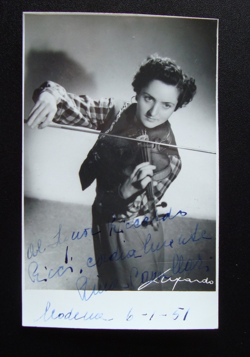 Autografo Rina Cavallari Mezzosoprano Foto Luxardo 1951 Lirica | Immagine principale