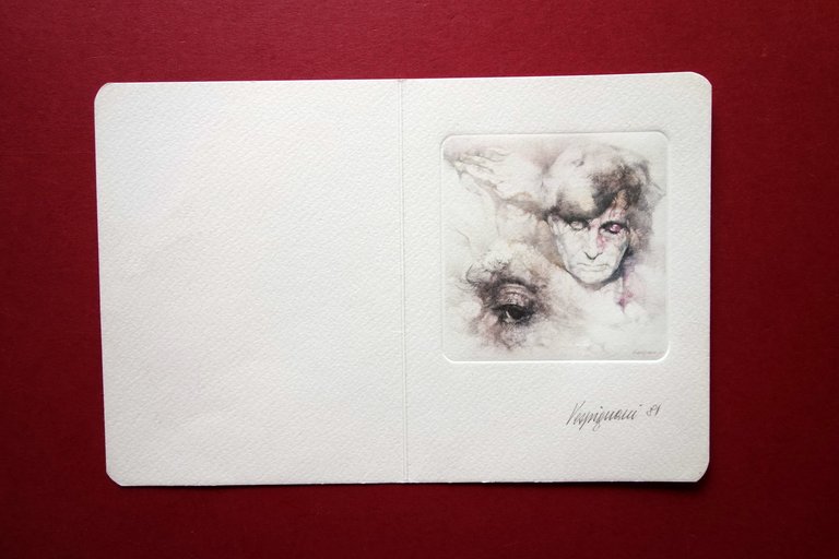 Autoritratti Firmati Renzo Vespignani 1981 Fotolitografia a 4 Colori Numerato | Immagine Gallery 1