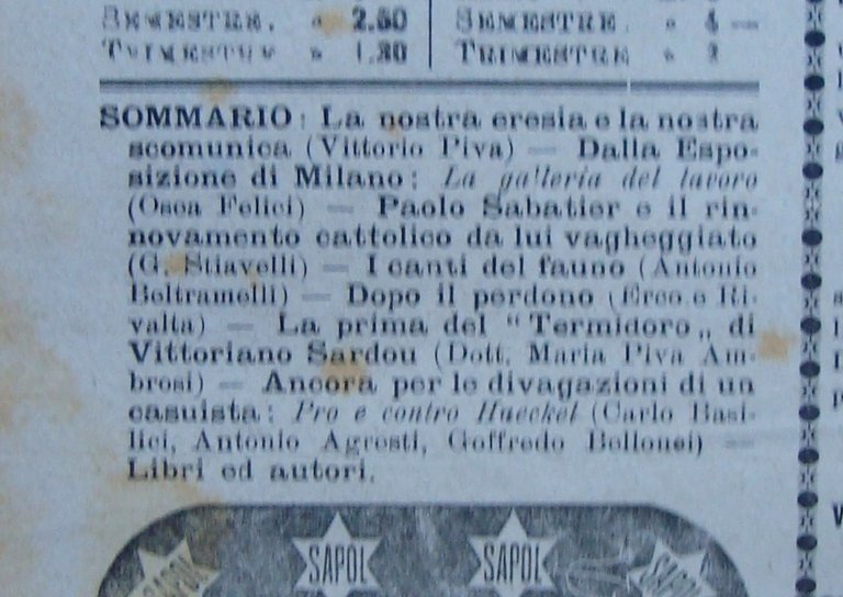 Avanti della Domenica Anno IV Numero 36 23 settembre 1906 | Immagine Gallery 3