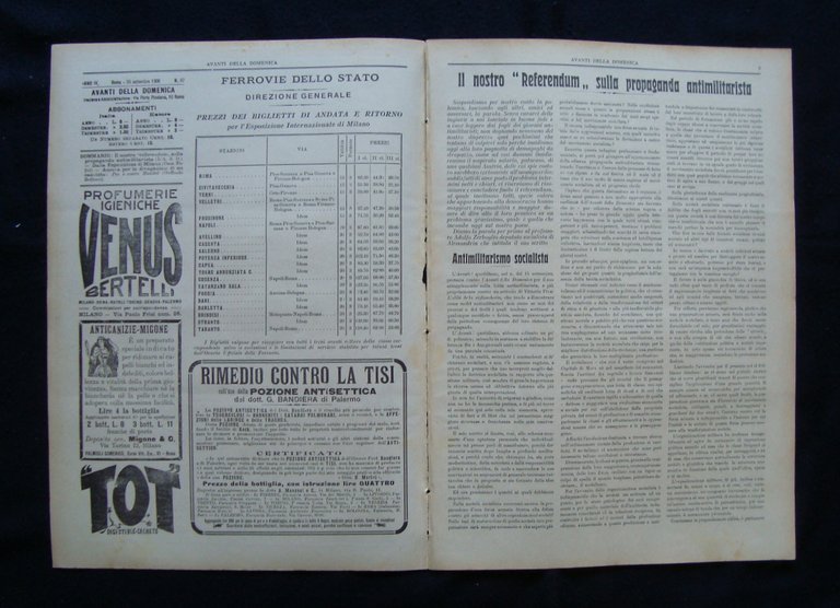 Avanti della Domenica Anno IV Numero 37 30 settembre 1906