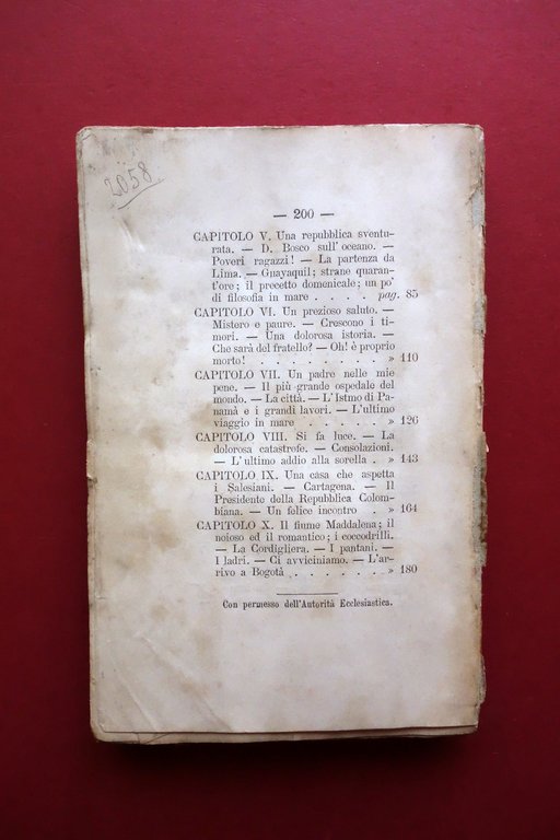 Avventure di una Spedizione alla Colombia C. Viglietti Libreria Salesiana …