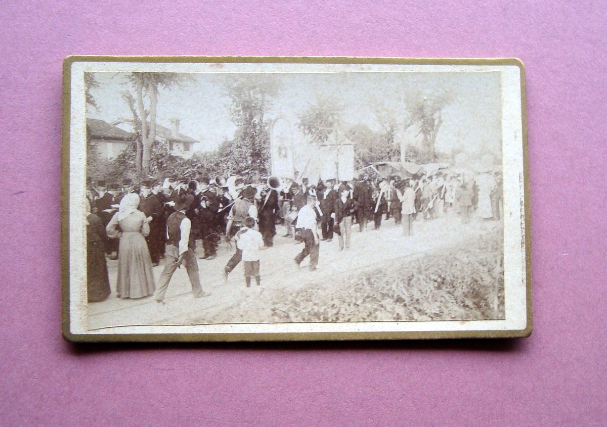 Banda Musicale Fotografia 1860 ca Carte da visita | Immagine principale