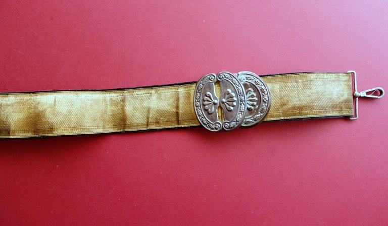 Bandoliera Giberna Completa Primo Novecento Fregi Metallici Savoia Originale