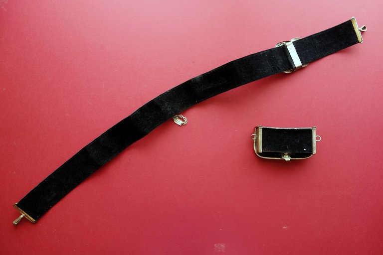 Bandoliera Giberna Completa Primo Novecento Fregi Metallici Savoia Originale