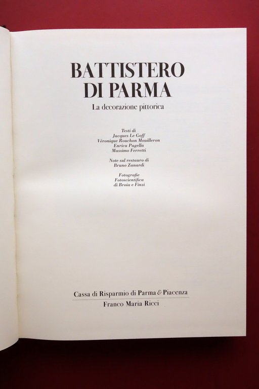 Battistero di Parma Franco Maria Ricci FMR Cassa di Risparmio … | Immagine Gallery 3