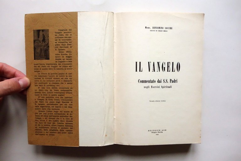 Beniamino Socche Il Vangelo Commentato negli Esercizi Spirituali AGE Reggio …
