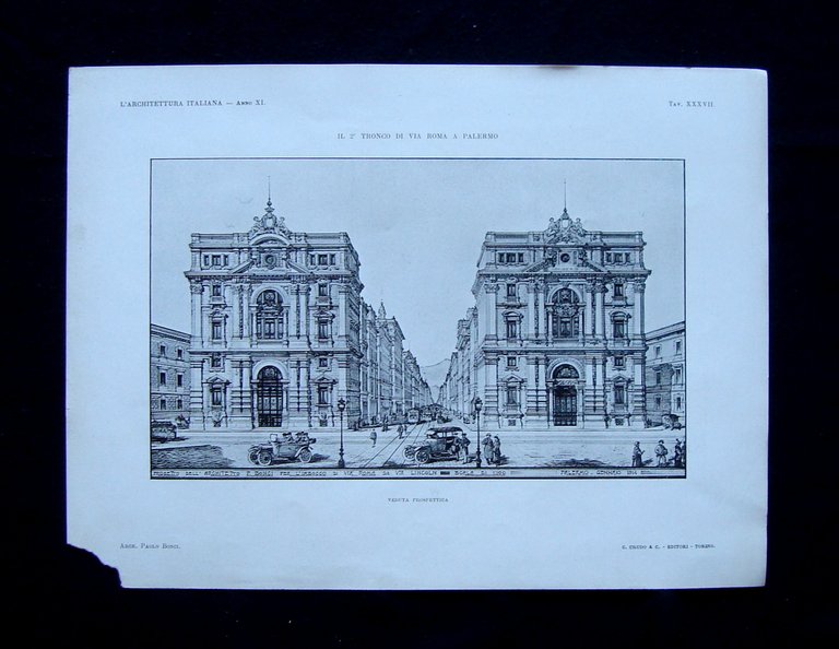 Bergamo Palazzo Giustizia Piacentini L'Architettura Italiana Anno XI n 10 …