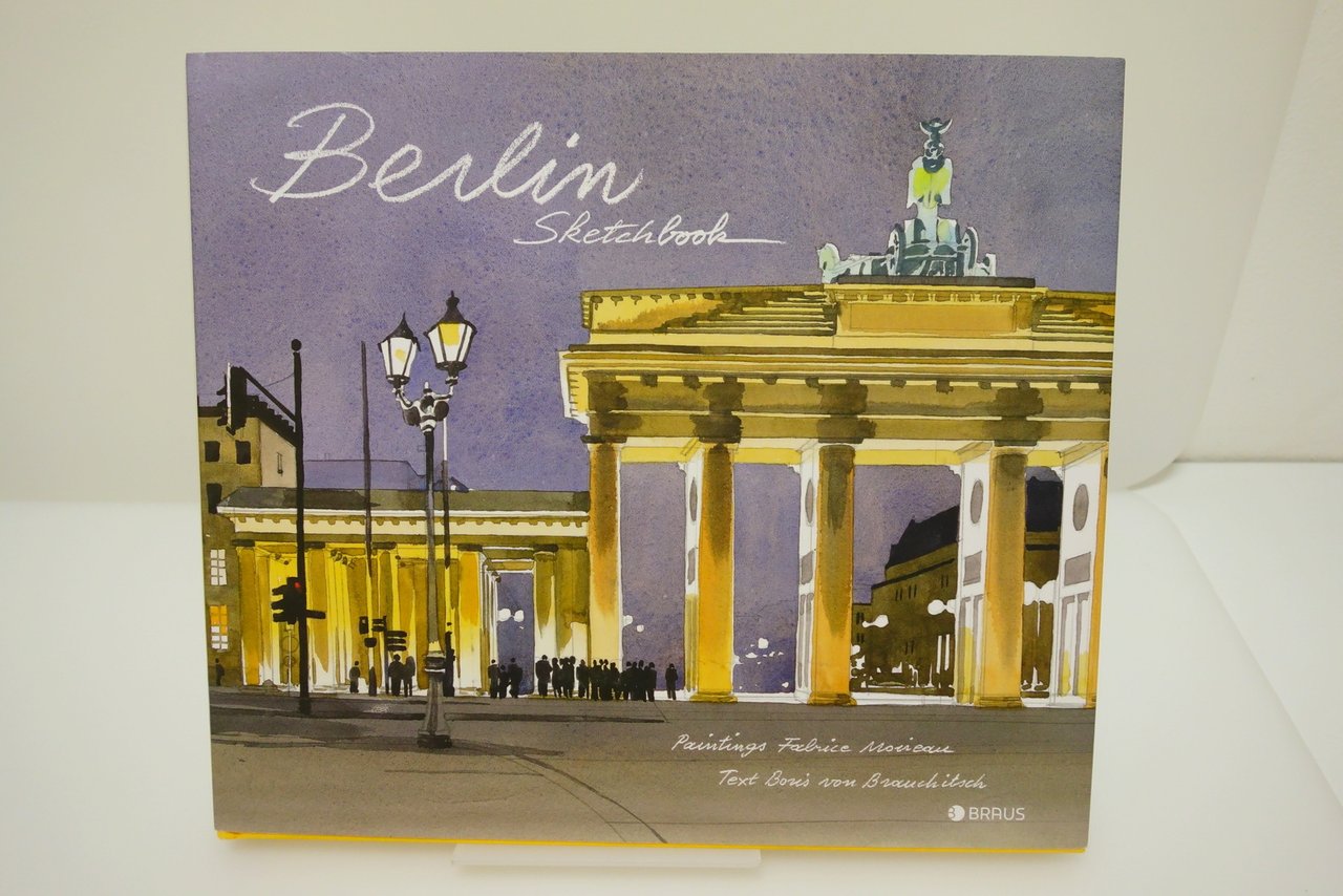 BERLINO BERLIN SKETCHBOOK PAINTINGS MOIREAU VON BRAUCHITSCH BRAUS ACQUERELLI
