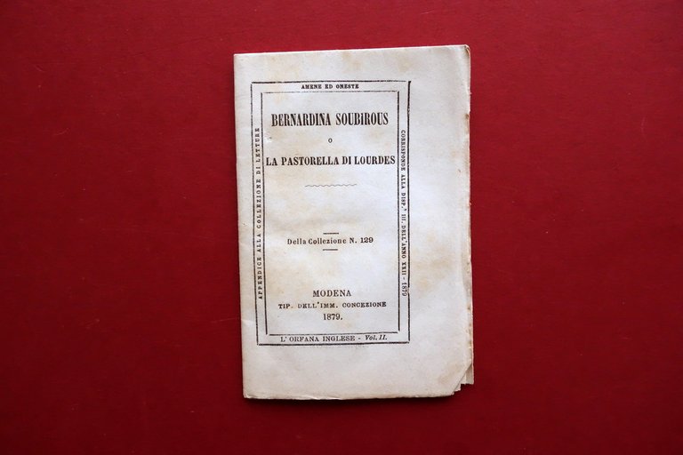 Bernardina Soubirous o La Pastorella di Lourdes Tip. Imm. Concezione … | Immagine Gallery 2