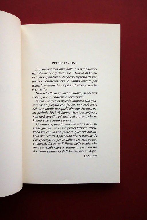 Berselli D. Carlo Il Mio Diario Di Guerra Teic Modena …