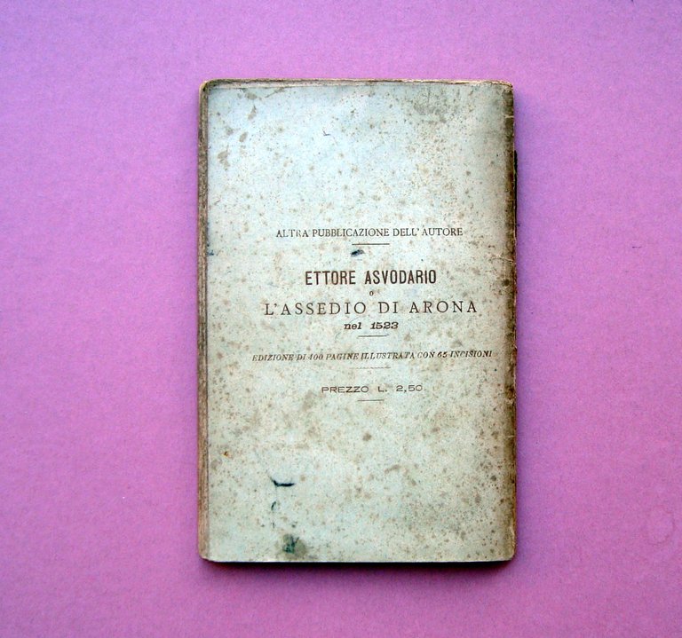 Bertet Enrico Torniamo All'Antico Arona Tip Brusa e Macchi 1889 …