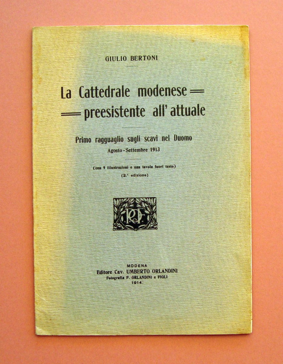 Bertoni La Cattedrale modenese preesistente all'attuale 1914 Ed.Orlandini | Immagine principale