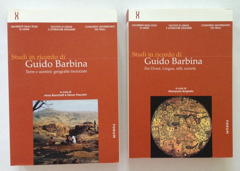 BIANCHETTI PASCOLINI STUDI IN RICORDO DI GUIDO BARBINA 2 VOLUMI …