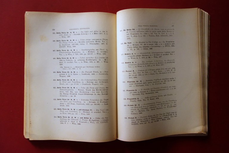 Bibliografia Generale della Venezia Tridentina Parte Prima Vedi Indice 1932