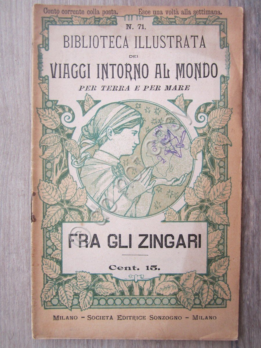Biblioteca Illustrata dei Viaggi Intorno al Mondo 71 1900 Zingari …
