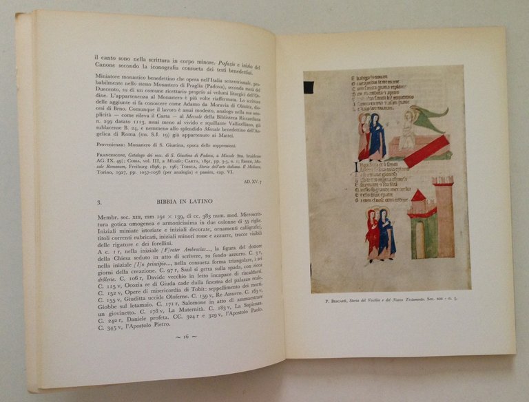 Biblioteca Nazionale Braidense Mostra di Codici Miniati Milano 1970