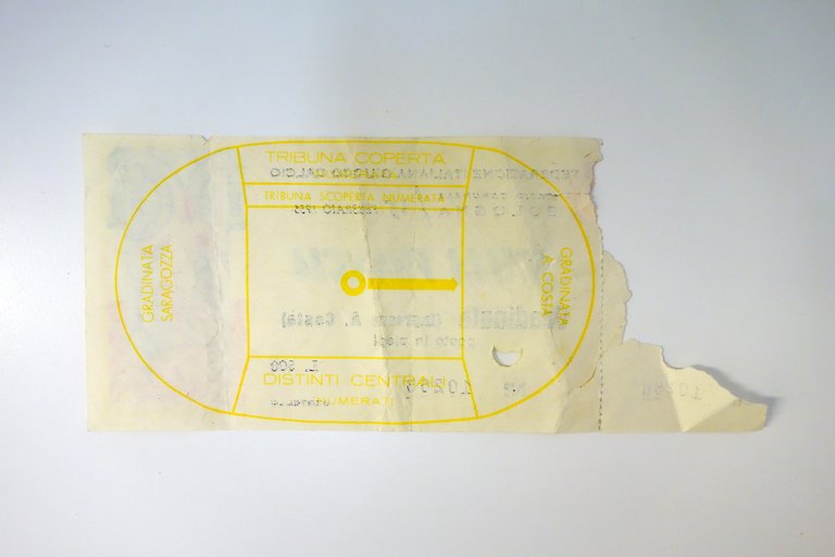 Biglietto Originale Calcio Italia Francia Stadio Comunale Bologna 15/2/1956