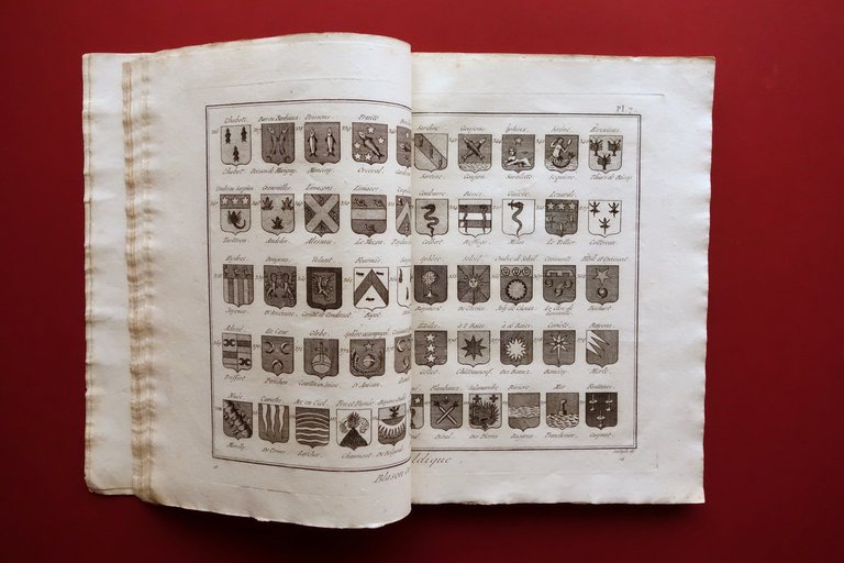 Blason ou Art Heraldique Encyclopedie Methodique Scattaglia Diderot D'Alembert