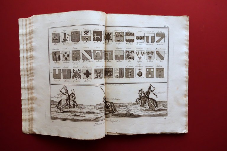 Blason ou Art Heraldique Encyclopedie Methodique Scattaglia Diderot D'Alembert