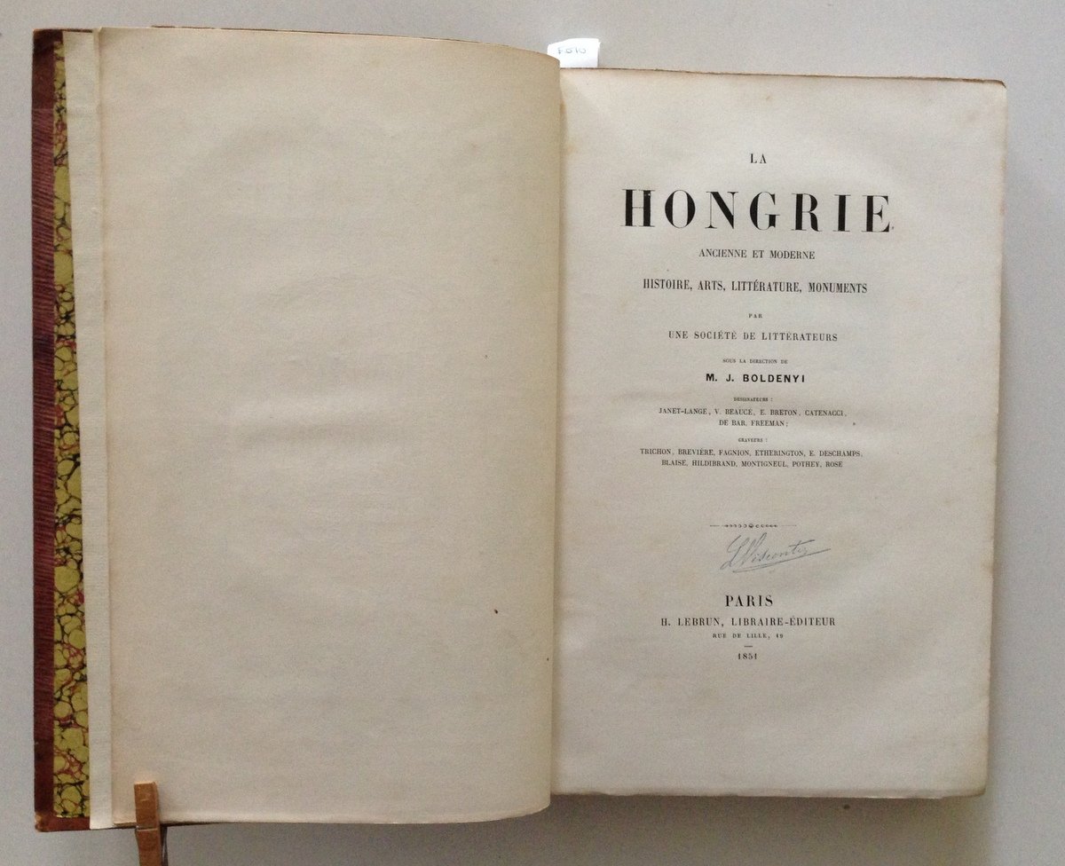 BOLDENYI LA HONGRIE ANCIENNE ET MODERNE HISTOIRE ARTS LITTERATURE UNGHERIA …