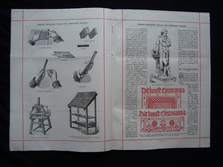 Bollettino bibliografico Sonzogno Milano Anno III N 9 1885 Giambattista …