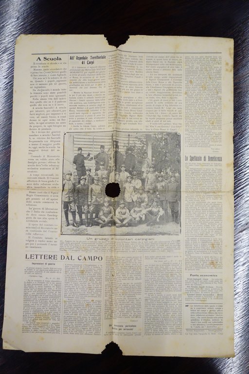 Bollettino de L'Azione Civile Carpi 19/9/1915 caduti prima guerra mondiale … | Immagine Gallery 2