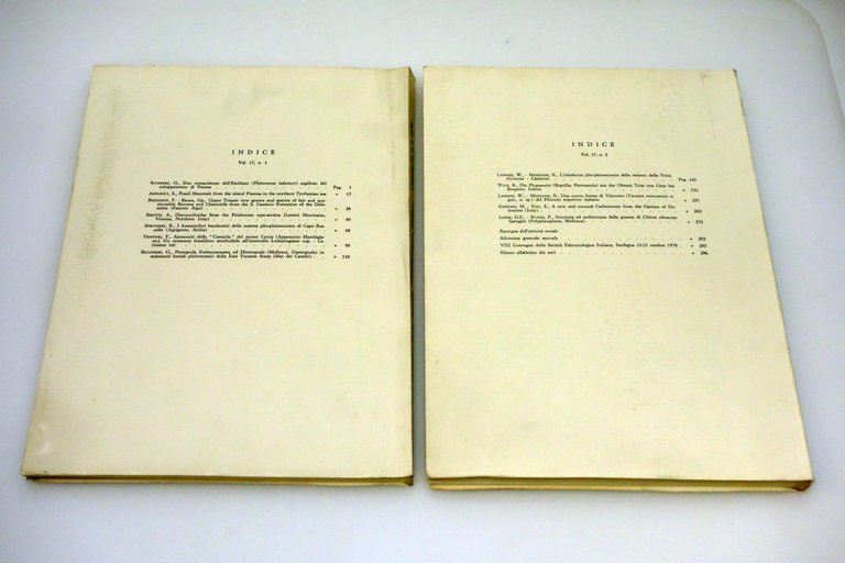 BOLLETTINO SOCIETA' PALEONTOLOGICA ITALIANA STEM ANNATA COMPLETA 1978 | Immagine Gallery 2