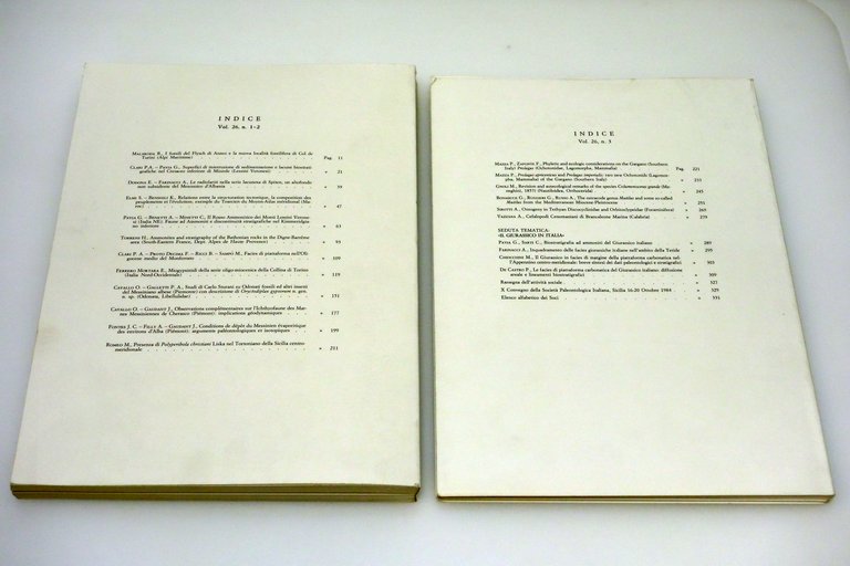 BOLLETTINO SOCIETA' PALEONTOLOGICA ITALIANA STEM ANNATA COMPLETA 1987 | Immagine Gallery 2