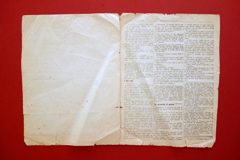 Bollettino Ufficiale Comando Fiume Reggenza Italiana del Carnaro 27/8/1920 Raro | Immagine Gallery 2