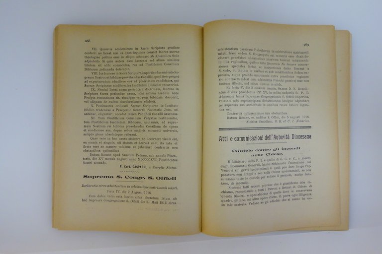 BOLLETTINO UFFICIALE CURIA VESCOVILE PIACENZA 1916-1917 2 ANNATE COMPLETE 24 … | Immagine Gallery 3