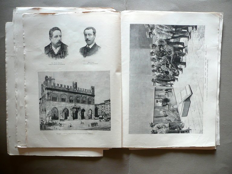 Bologna e le Sue Esposizioni Illustrazione Italiana Treves Milano 1888