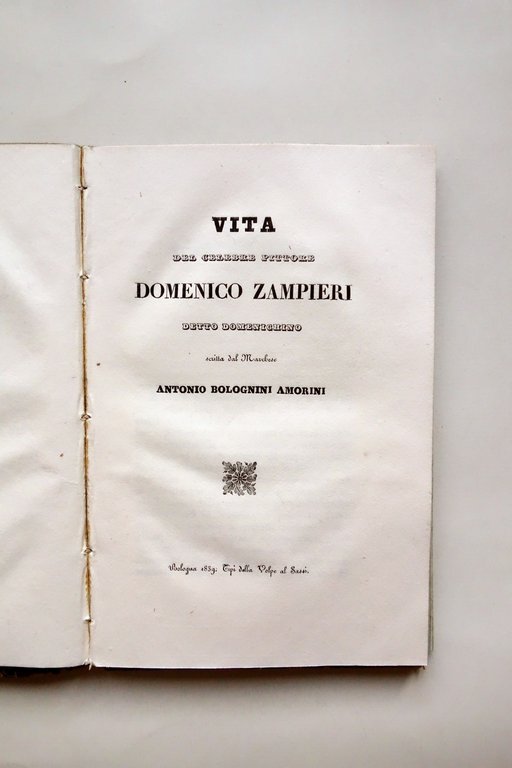 Bolognini Amorini Vita dei Pittori G. Reni D. Zampieri F. …