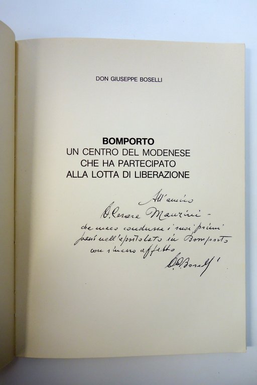 BOMPORTO MODENA RESISTENZA DON GIUSEPPE BOSELLI