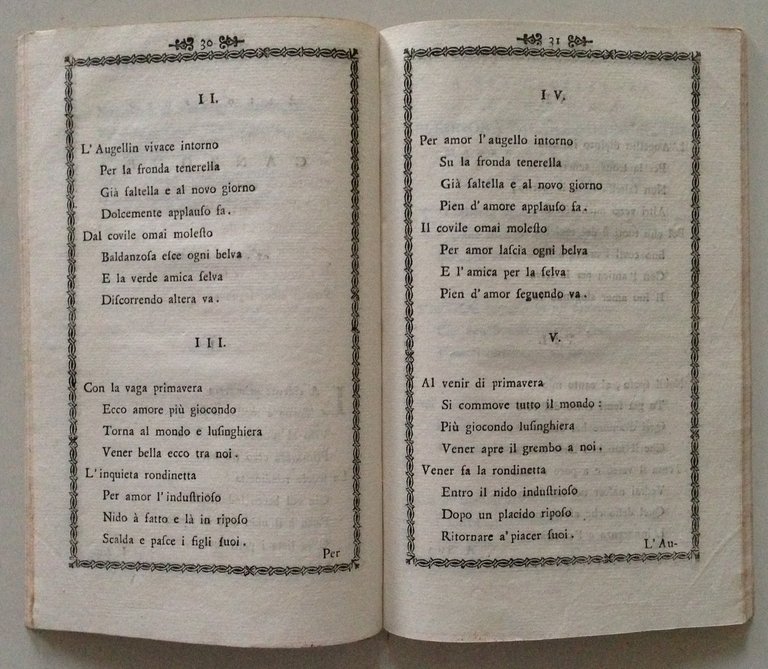 Borga da Rafa Nozze Spinelli Berlendis Rime Nuziali 1767 Stamperia …