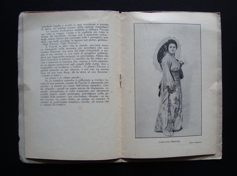 Bossi Renzo Madama Butterfly Puccini Teatro Lirico 102 ERTA Milano …