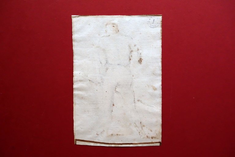 Bozzetto su Carta Tecnica Mista China Acquerello Met‡ '800 con …