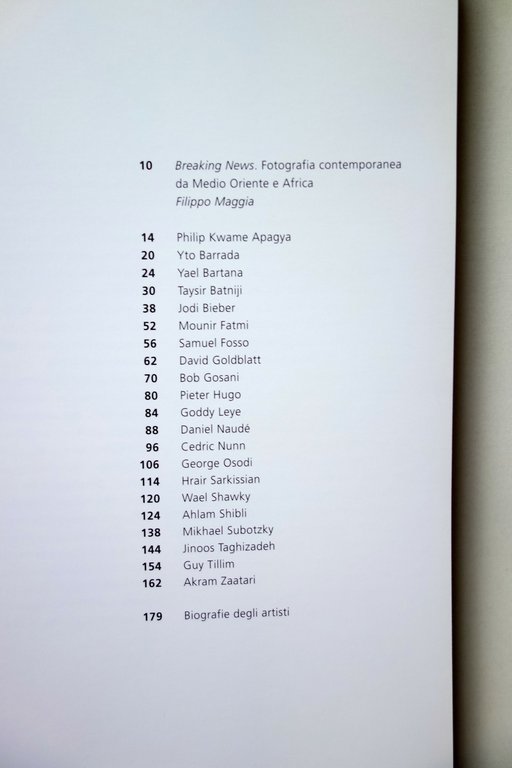 Breaking News Fotografia Contemporanea in Medio Oriente e Africa Skira …