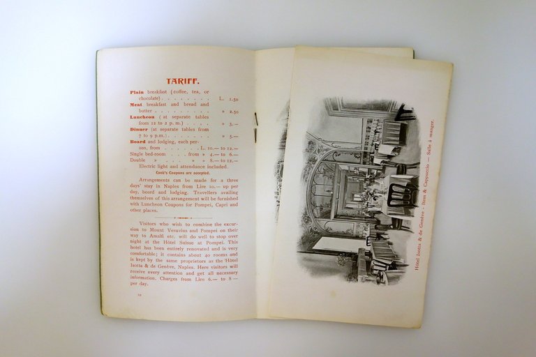 Brochure Libretto Hotel Isotta de Geneve Naples Hotel Napoli Pompei …