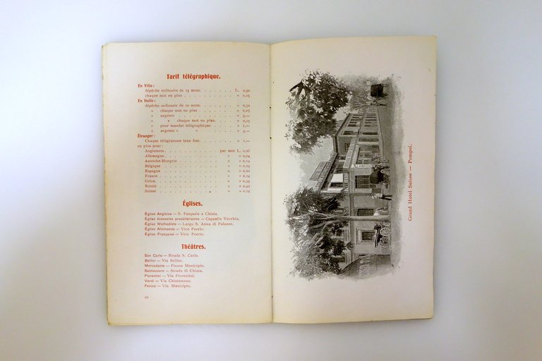Brochure Libretto Hotel Isotta de Geneve Naples Hotel Napoli Pompei …