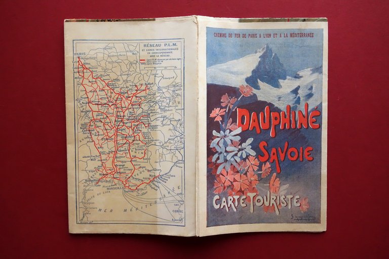 Brochure Pieghevole Chemins de Fer Dauphine Savoie Ferrovie Grande Carta …